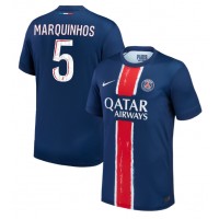 Billiga Paris Saint-Germain Marquinhos #5 Hemma fotbollskläder 2024-25 Kortärmad